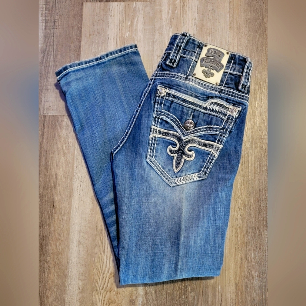Rock Revival "Carvus" Straight Leg Jeans